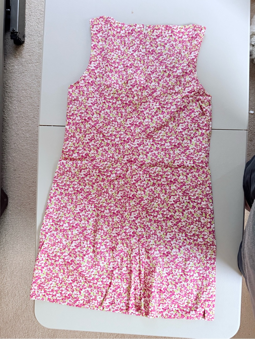 Ralph Lauren Pink Floral Sleeveless Sheath Dress